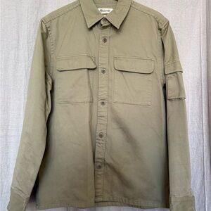 Madewell Sage Green Easy Fit Shirt